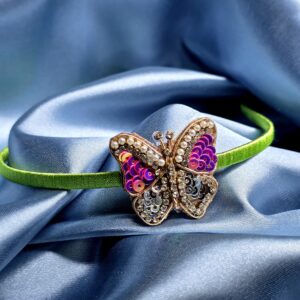 Hair bands - Green ButterFly