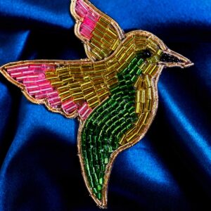 Saree pins - Parrot pattern