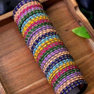 Glass Bangles-Valakapu Set