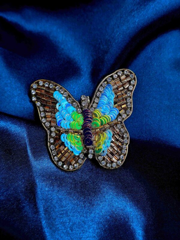 Butterfly Saree Pins – Elegant Ethnic Accessories Butterfly Saree Pins – Stylish and Elegant Design