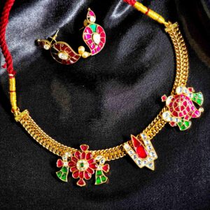 Namam jewellery set with traditional South Indian design