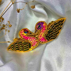 swan hair clip
