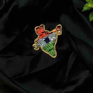 India map design brooches