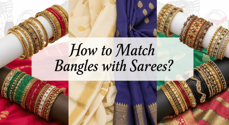 How to Match Bangles with Sarees ✨
