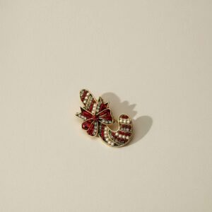 Christmas Candy Cane Brooch