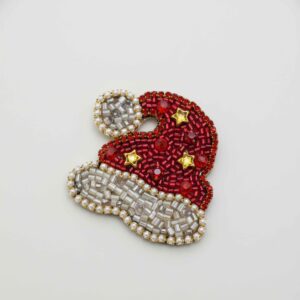 Christmas Santa Hat Brooch