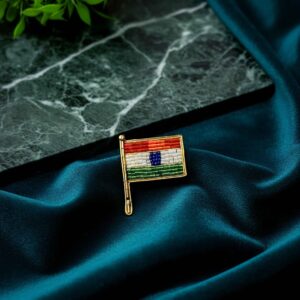 Indian Flag Brooch