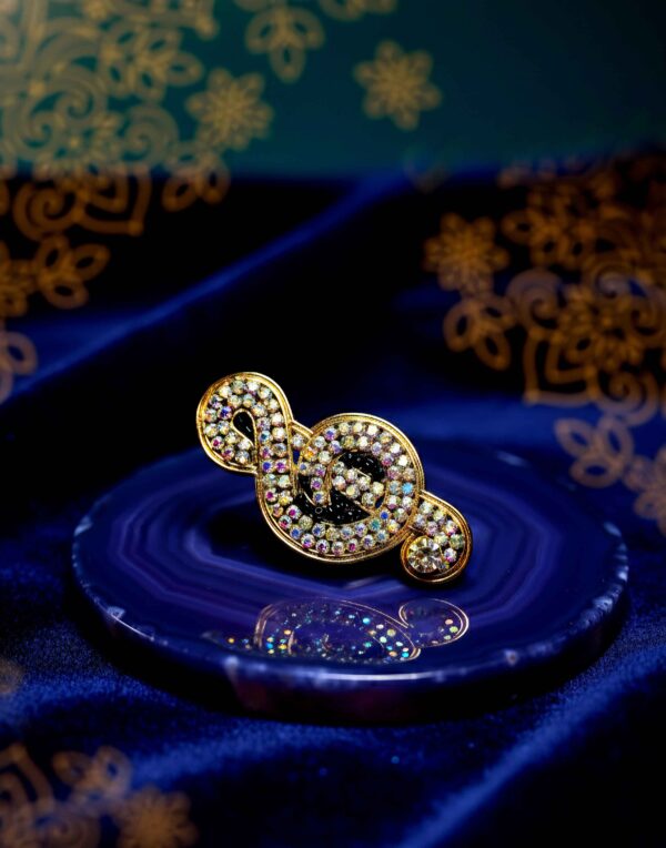 Melody Sparkle Treble Shirt Brooch