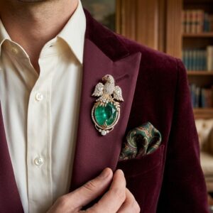 Eagle Sherwani Brooches For Men