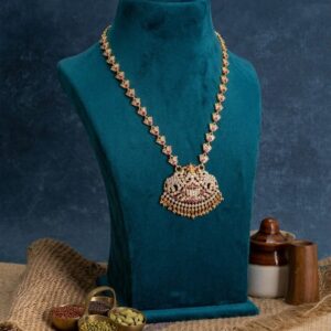 Gold Layered Peacock Necklace