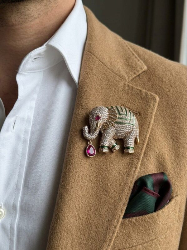 elephant brooches
